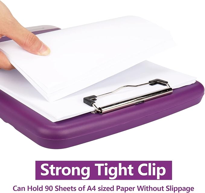 SFLHHDM Purple Clipboard, Clip Boards 8.5x11, Teacher Clipboards - Image 3