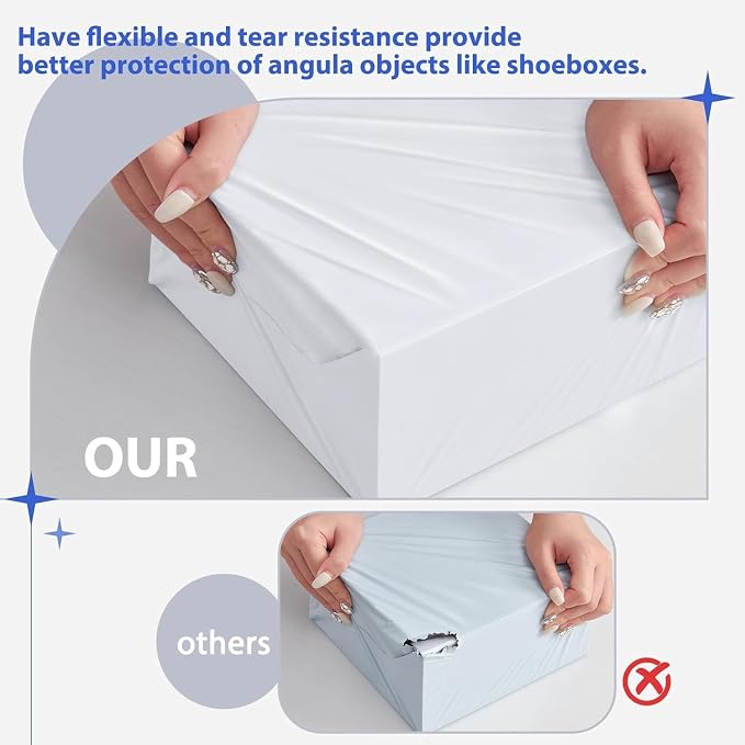 Fuxury 500 Pack 17.7x22" White Large Poly Mailers Bulk, Waterproof Mailing - Image 4