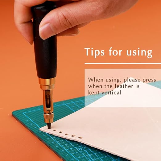 TLKKUE Adjustable Screw Hole Punch Automatic Hole Punch Tool - Image 6