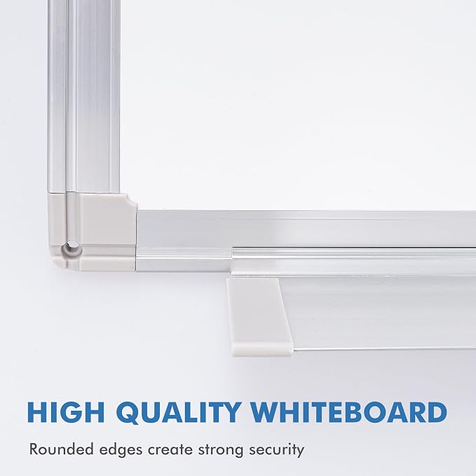 Magnetic Dry Erase White Board 30" x 20" Aluminum Frame | Dry erase board - Image 5
