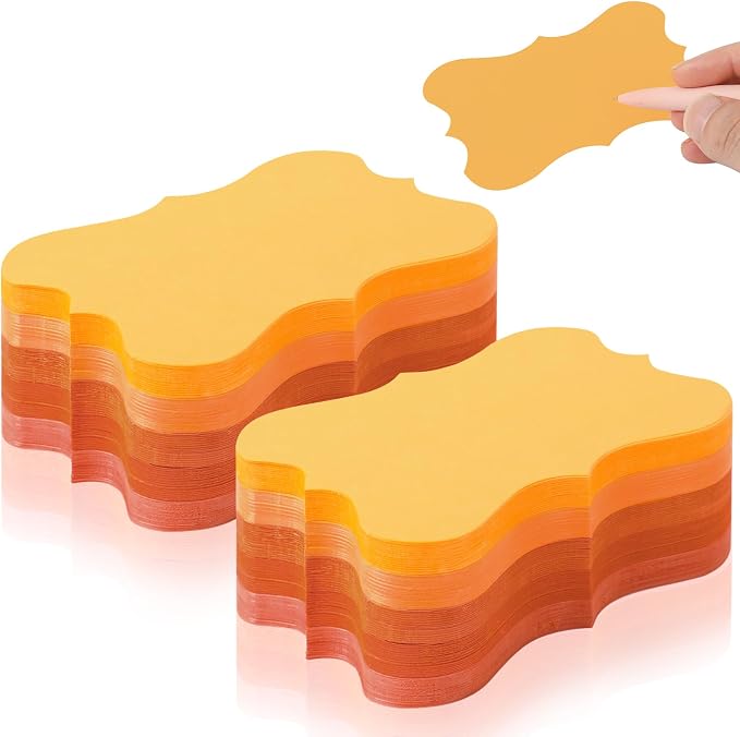 150 Pack Orange Blank Index Cards Study Flash Cards Colored Cardstock 3 x 5 by SMAODSGN