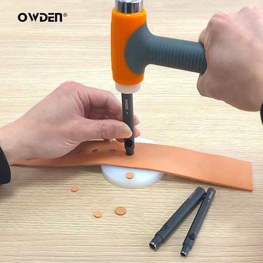 OWDEN Professional 13 Pcs Leather Hole Punch Set 1.0-12MM - Image 5