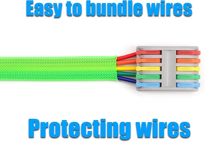 25ft PET Expandable Braided Cable Sleeve 1 inch Pet Braided Cable Sleeve - Image 6