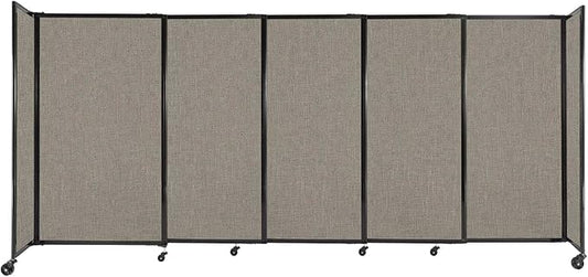 Versare Straightwall Sliding Portable Wall Partition | Freestanding Office by VERSARE