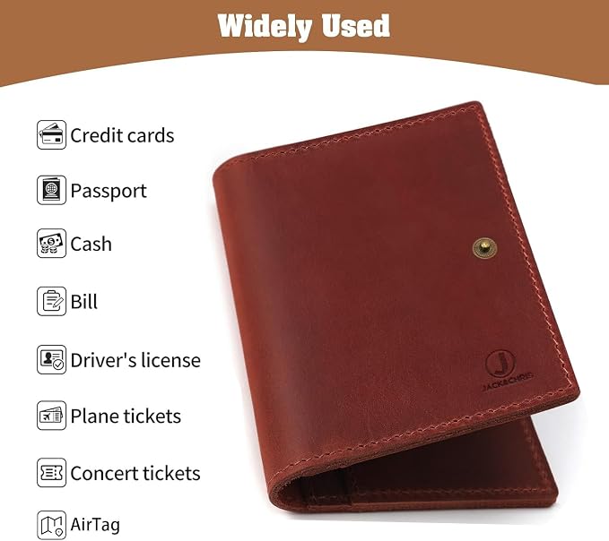 Jack&Chris Genuine Leather Passport Holder - Image 5