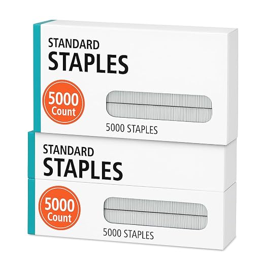 Standard Office Staples, Fits Standard Full-Strip Staplers, Strong Binding - Image 6