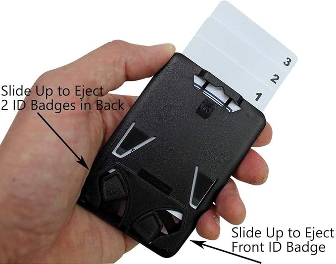 Specialist ID Vertical Top Load Three Card Badge Holder - Image 3