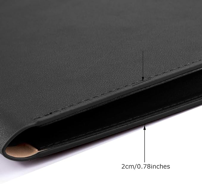PU Leather A4 File Folder Document Holder Waterproof Portfolio Envelope Folder - Image 4