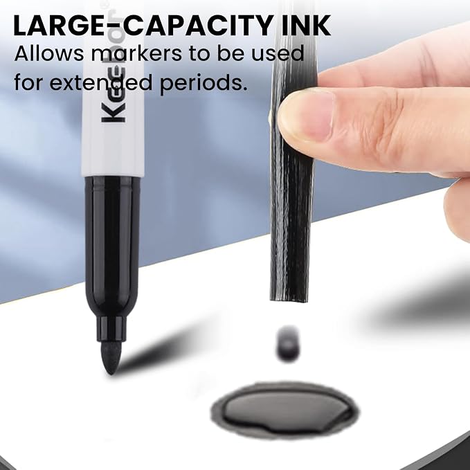 Keebor Fine Tip Dry Erase Markers - Image 2