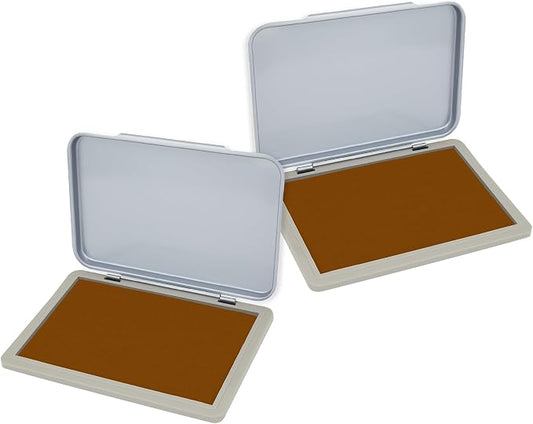 2 Pack Metal Case Stamp Pad Medium Size by ZIGEL