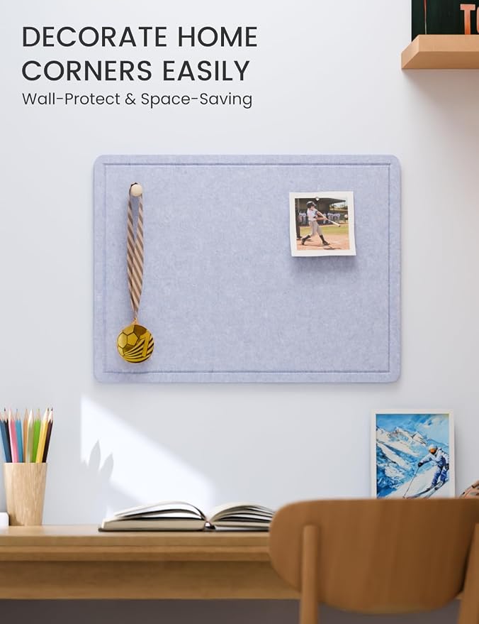 Fluxynara Bulletin Board, 23.6" x 17.5" Cork Board Alternative - Image 4