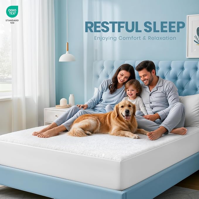 Queen Size Mattress Protector Waterproof 14 Pack, Premium 200 GSM Terry - Image 5