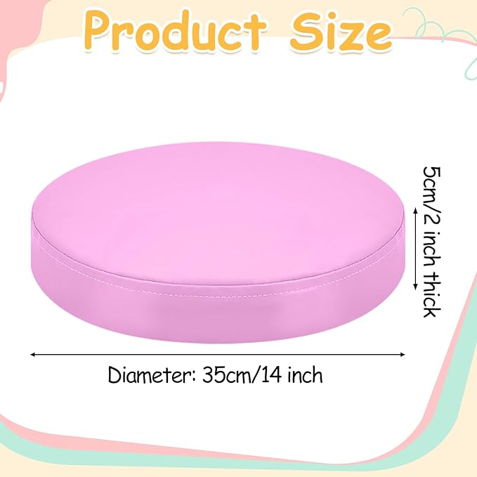 Juexica 12 Pcs Extra Thick Round Floor Cushions - Image 2