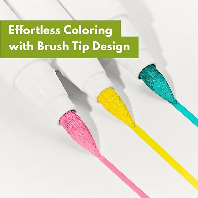 36-Color Acrylic Paint Markers Set – Vibrant multicolour Paint pens for Precision Painting on Multiple Surfaces for Paper, Canvas, Rock, Glass, Wood-DeskLoop Office