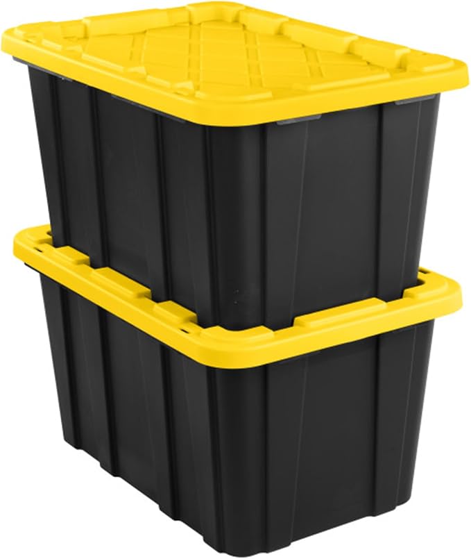Sterilite 24-Pack Industrial Tote, Plastic Storage Container Bins - Image 6