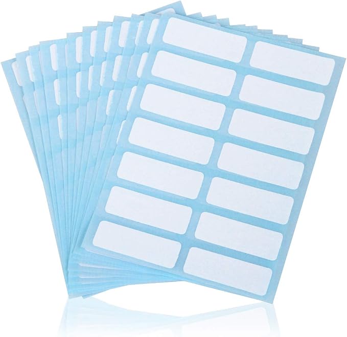 File Folder Labels Name Filing Envelopes Label Stickers, 0.5 x 1.5 in, Small by Qsszk