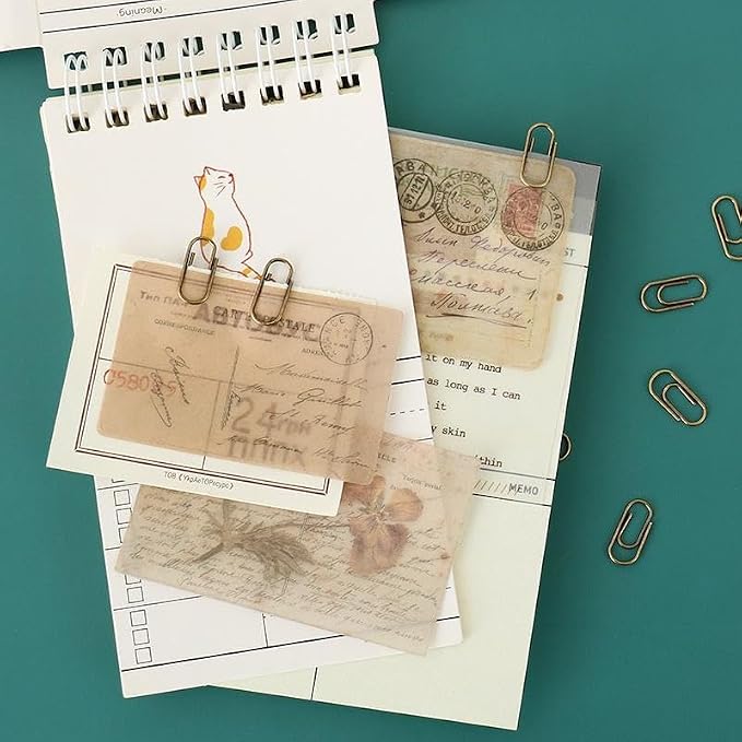Generic 150 Pcs/Pack Mini Bronze Color Paper Clips Metal Paper Clips Notes - Image 4