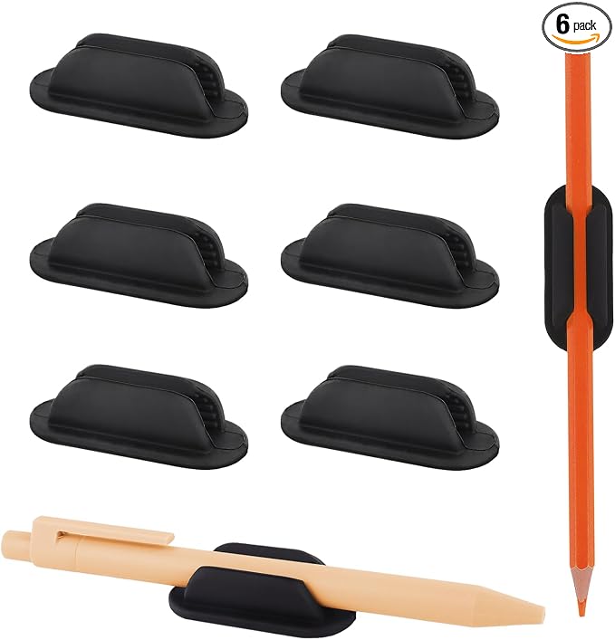 ZUFECY 6 Pack Adhesive Pencil Holders by ZUFECY