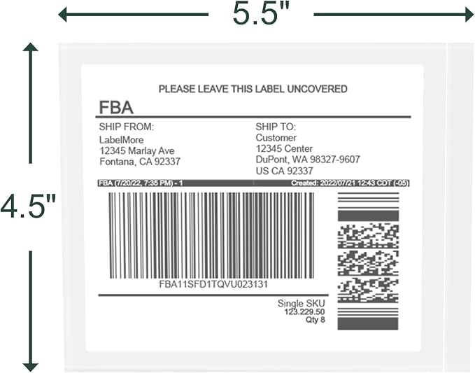Packing List Pouches 4.5'' X 5.5'', Shipping Label Sleeves, Packing Slip - Image 7