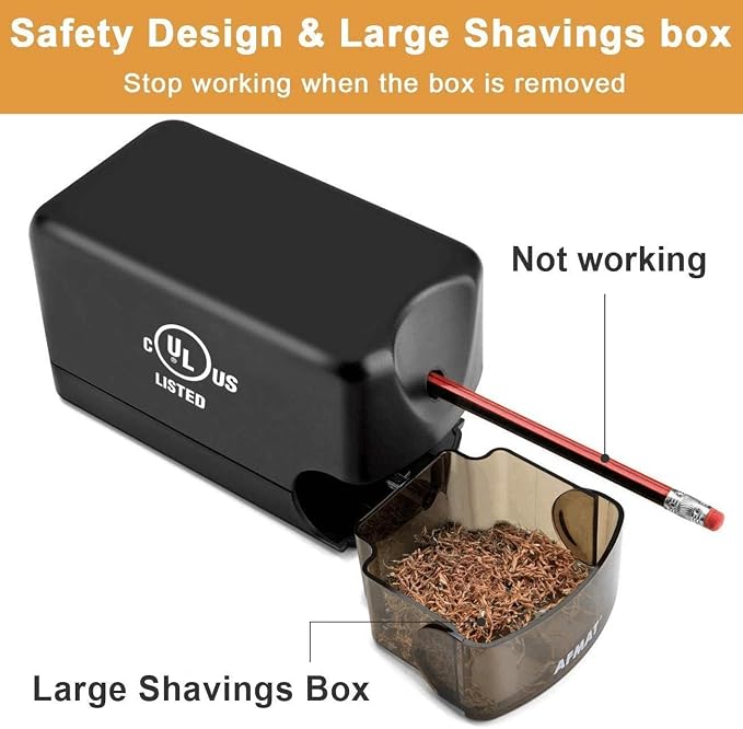 AFMAT 3 Pack Electric Pencil Sharpener, Heavy Duty Pencil Sharpener - Image 5