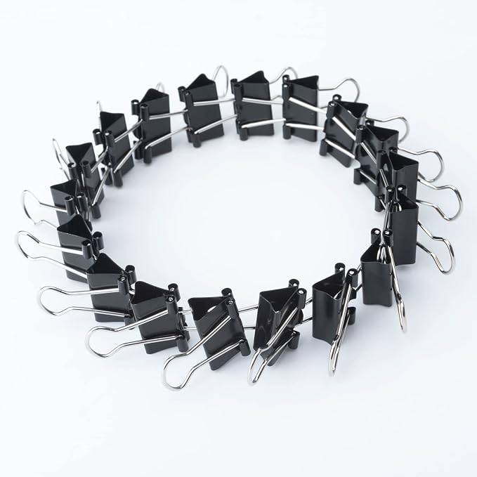 50 Pcs Small Binder Clips for Paperwork, Bookmark and Cable Management - Image 2