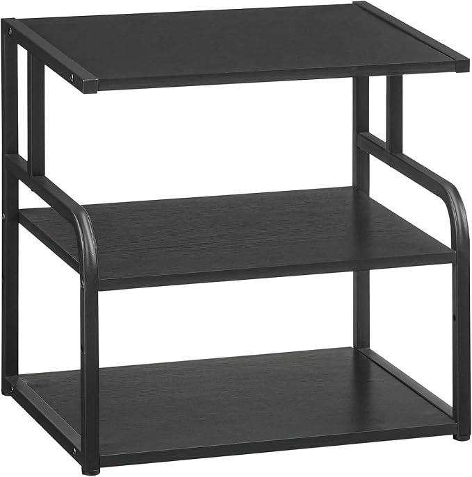 HOOBRO Printer Stand, 3-Tier Desktop Printer Table, Under Desk Printer Storage by HOOBRO