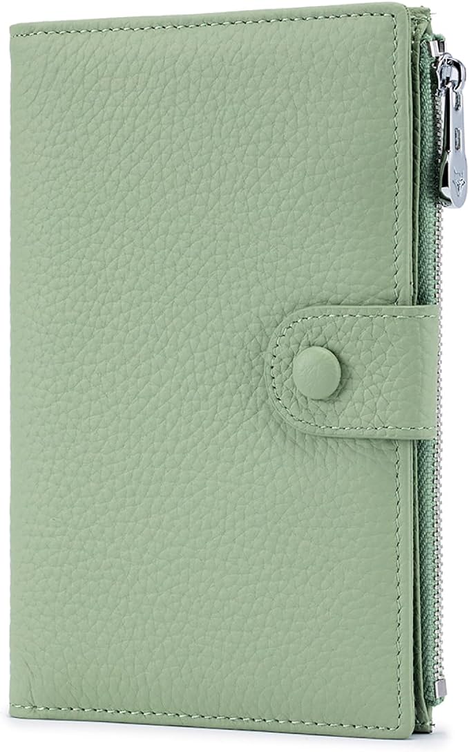 Genuine Leather RFID Blocking Passport Holder Wallet by Unknown