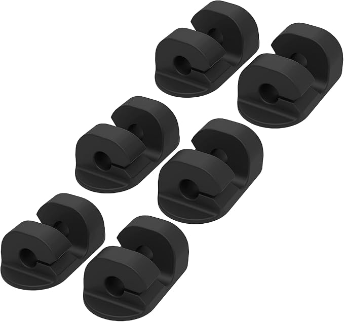 Scosche CMAA2-6PKRP 6 Pack Adhesive Cable Management Clip Kit, Cord Organizer by Scosche