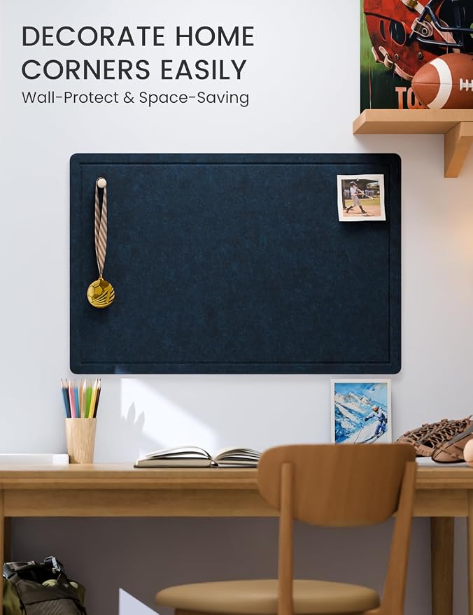 Fluxynara Bulletin Board, 35.4" x 23.6" Cork Board Alternative - Image 4