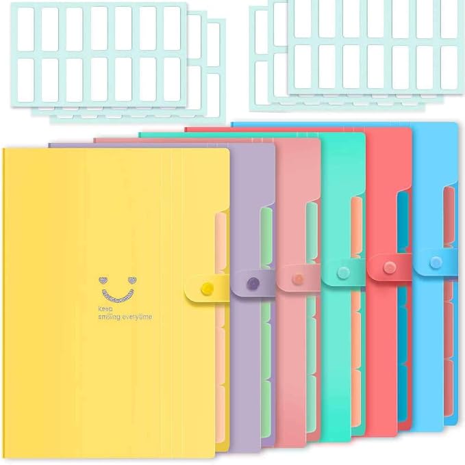 Selizo 6 Pcs Expanding File Folder by selizo