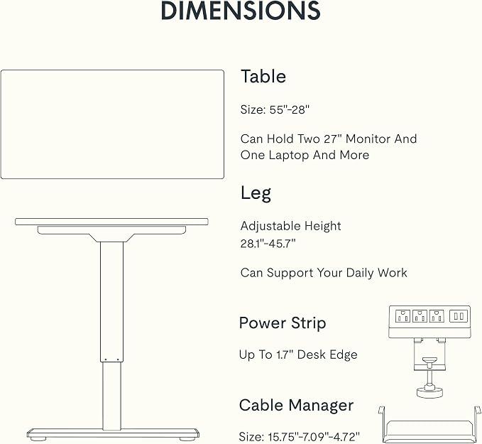 FLEXISPOT EN2 Whole-Piece Standing Desk - Image 8