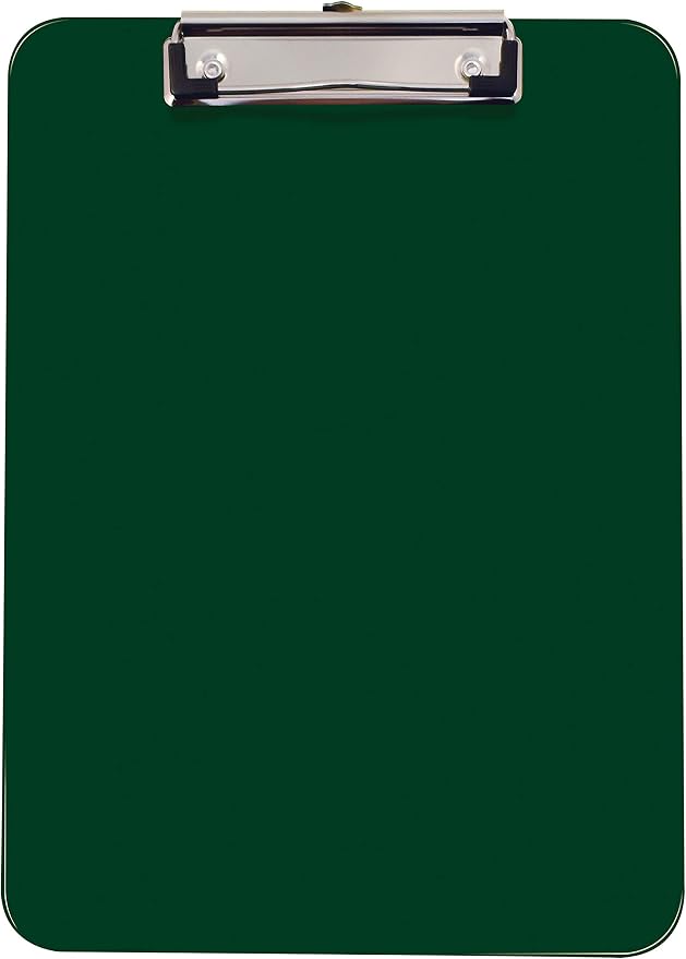 Better Office Products Green Plastic Clipboards, 12 Pack, 12.5 x 9 Inch - Image 5