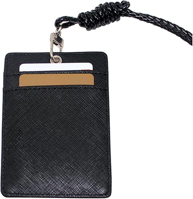 Boshiho Vertical Style Leather ID Card Badge Holder - Image 2