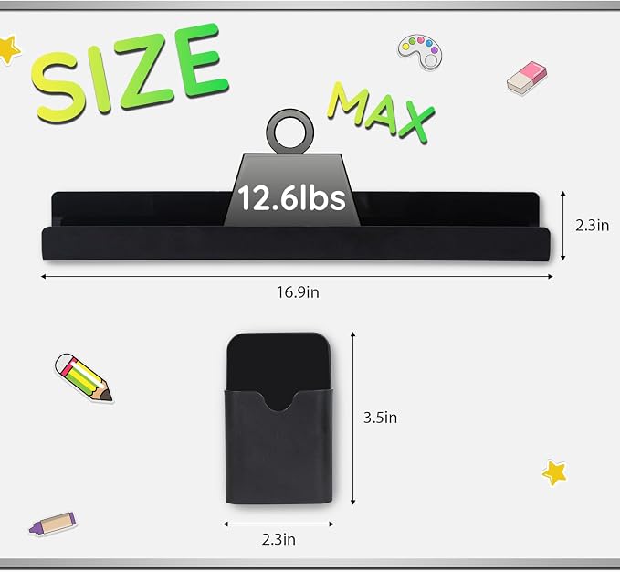 2 Pcs Magnetic Book Shelf for Whiteboard - Image 3