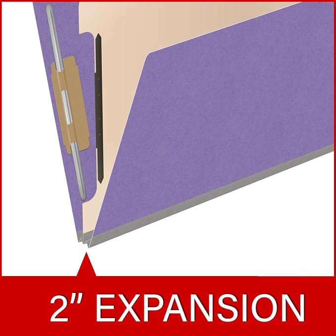 Ecom Folders Heavy Duty Top Tab Classification Folders | Letter Size 18 Pt Stock - Image 7