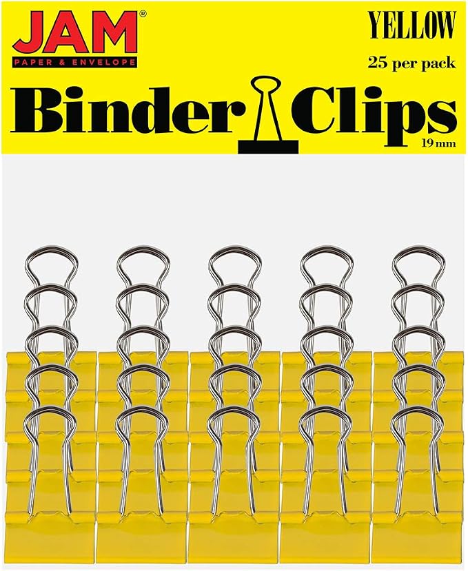 JAM PAPER Colorful Binder Clips - Image 6