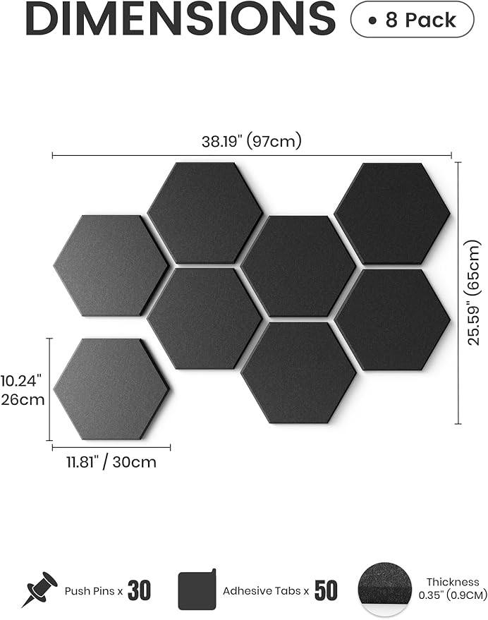 Fluxynara Hexagon Cork Board Alternative - Image 2