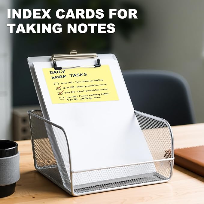 600 PCS 3x5 Index Cards Blank Study Flashcards 3 x 5 Colored Index Cards Bulk - Image 7