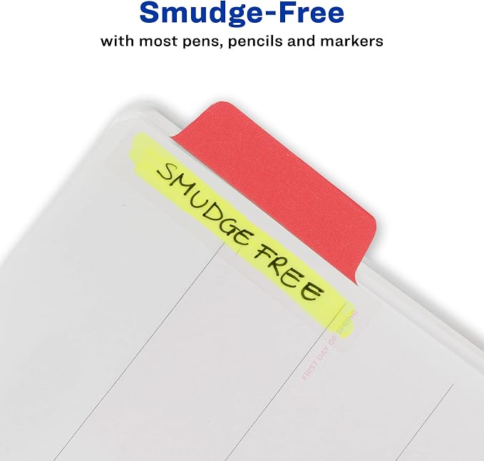 Avery Margin Ultra Tabs, 2.5" x 1", 2-Side Writable, 24 Repositionable Page Tabs - Image 5