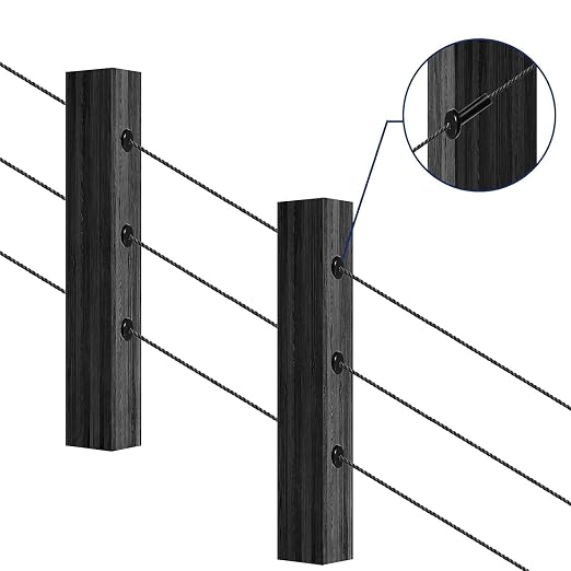 RiaYer 20 Pack 45 Degree Angle Protective Sleeves, T316 Marine Grade Cable - Image 3