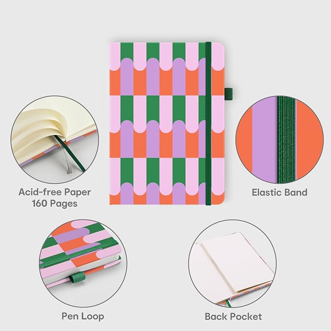 &And Per Se Dotted Journal Notebook, A5 Hardcover Aesthetic Dotted Notebook – - Image 6