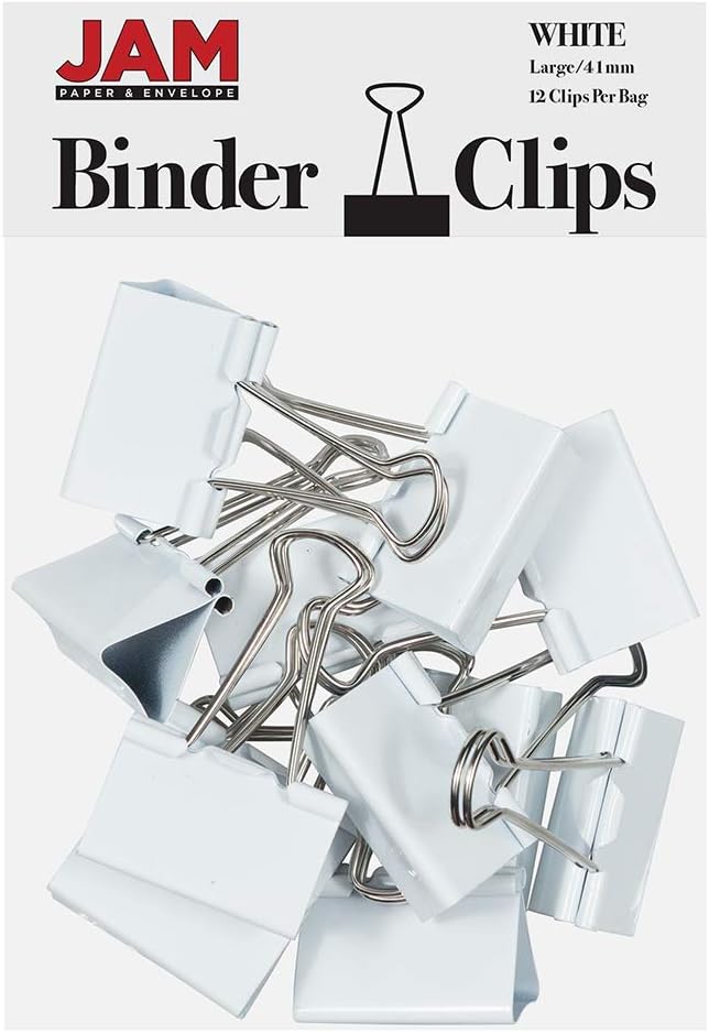 JAM PAPER Colorful Binder Clips by JAMPaper