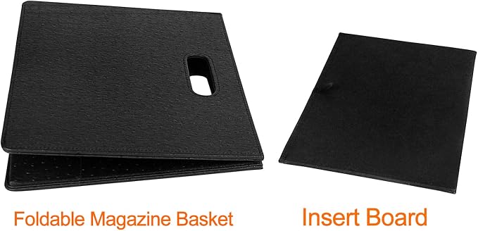 HofferRuffer Magazine Basket Holder, Foldable Magazine Rack, Document File - Image 9
