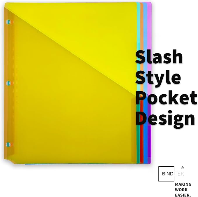 Binditek 30 Pack Poly Slash File Jackets - Image 4