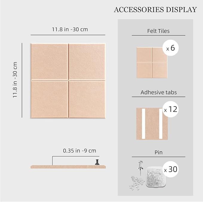 Large Felt Cork Board Alternative - Image 4