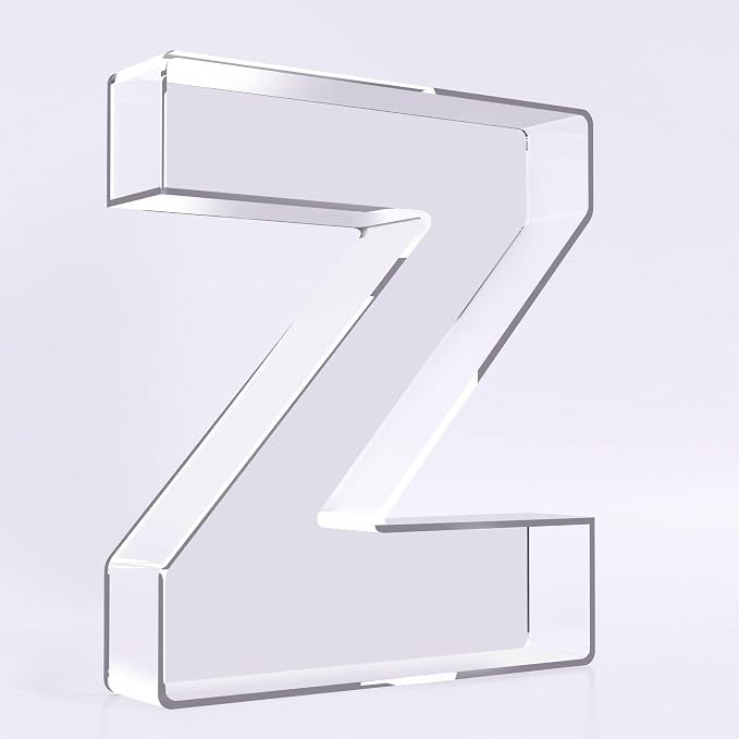 Ledido 10’’ Acrylic Letter Charcuterie Board Box, Reusable Fillable Serving Tray by Ledido