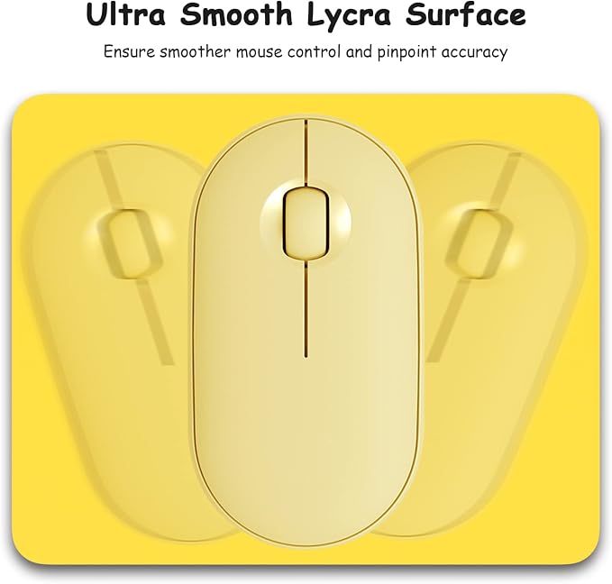 Dapesuom Small Mouse Pad, 5 x 6 Inch Thick Rubber Premium-Textured Non-Slip - Image 3