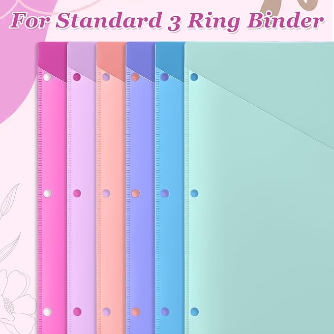 Epakh 12 Pcs Binder Dividers for 3 Rings Binders Index Dividers - Image 5