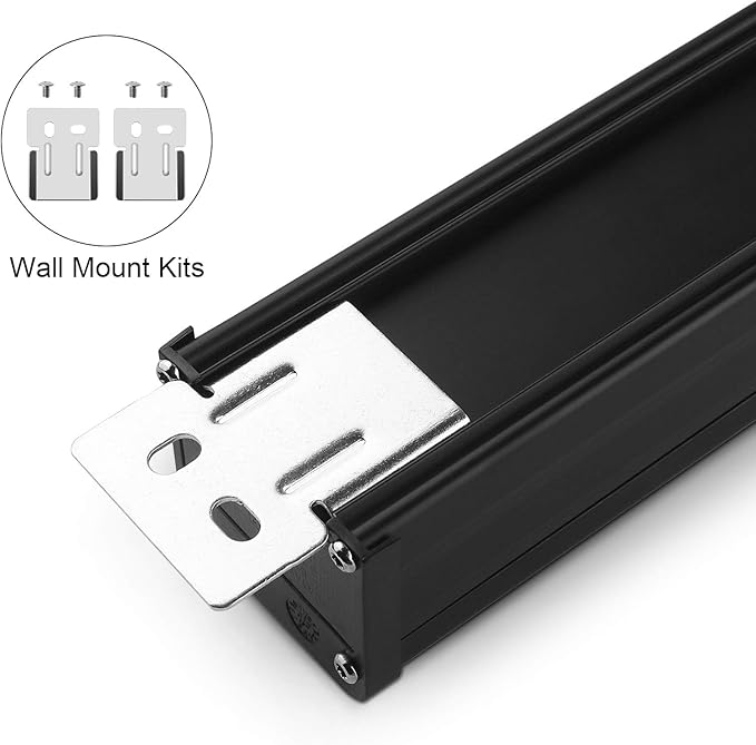 Heavy Duty Power Strip - 16 Outlet Industrial Metal Strip, 6FT Cord, 15A, 125V, 1875W (Black)-DeskLoop Office