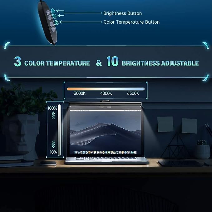 CATPOWER Portable Laptop Monitor Light Bar, USB Connection | e-Reading LED Task - Image 5